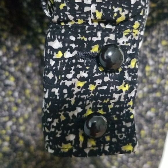 Gap, light weight black/multi-colored dress, size 14. - Picture 4 of 5